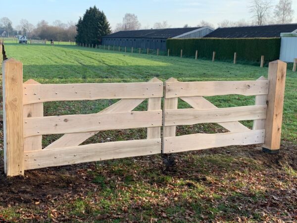 Houten landhek