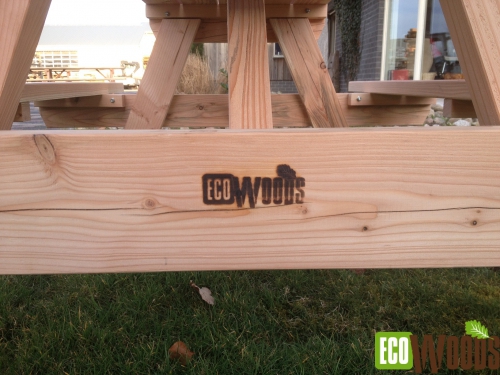Ecologische stevige picknicktafel Picknicktafel