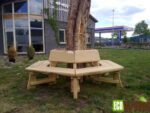Boombank met rugleuning