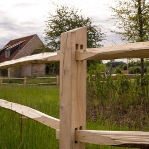 Post en rail omheining