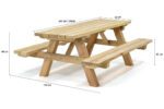 Robinia Picknicktafel Bos - Afbeelding 6