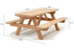 Douglas Robuuste Picknicktafel Eco Natuur - Afbeelding 7