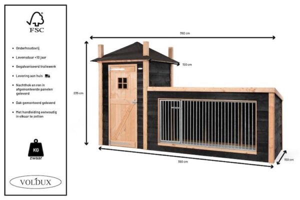Hondenkennel Hooiberg Siem - Voldux - Afbeelding 4