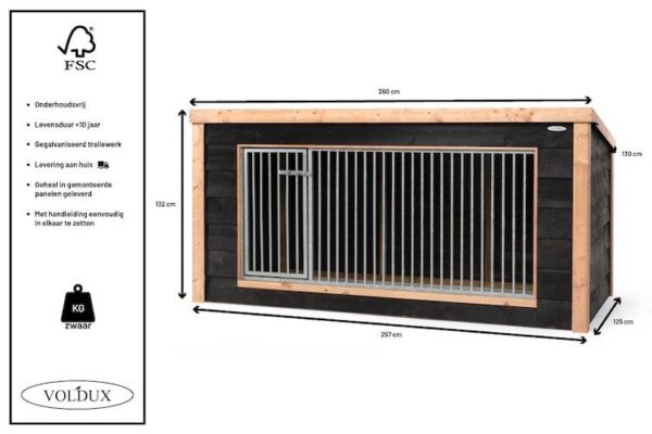 Hondenkennel Reno - Voldux - Afbeelding 4