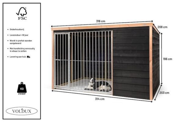 Voldux_Hondenkennel rex_8720569173190_9 Hondenkennel Rex - Voldux - Afbeelding 9